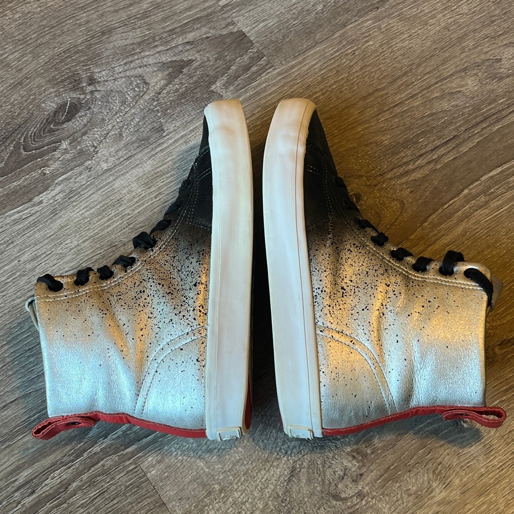 Adidas Originals x Rita Ora Hi-Top‎ Sneakers Black Silver Womens 6.5 UK 5 EU 38